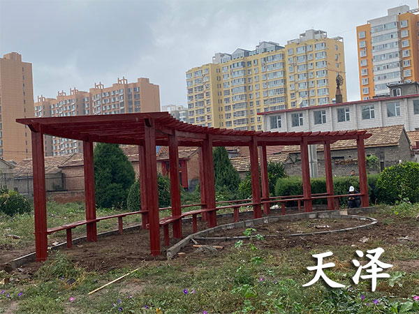 山西昔陽(yáng)縣氣象局廊架